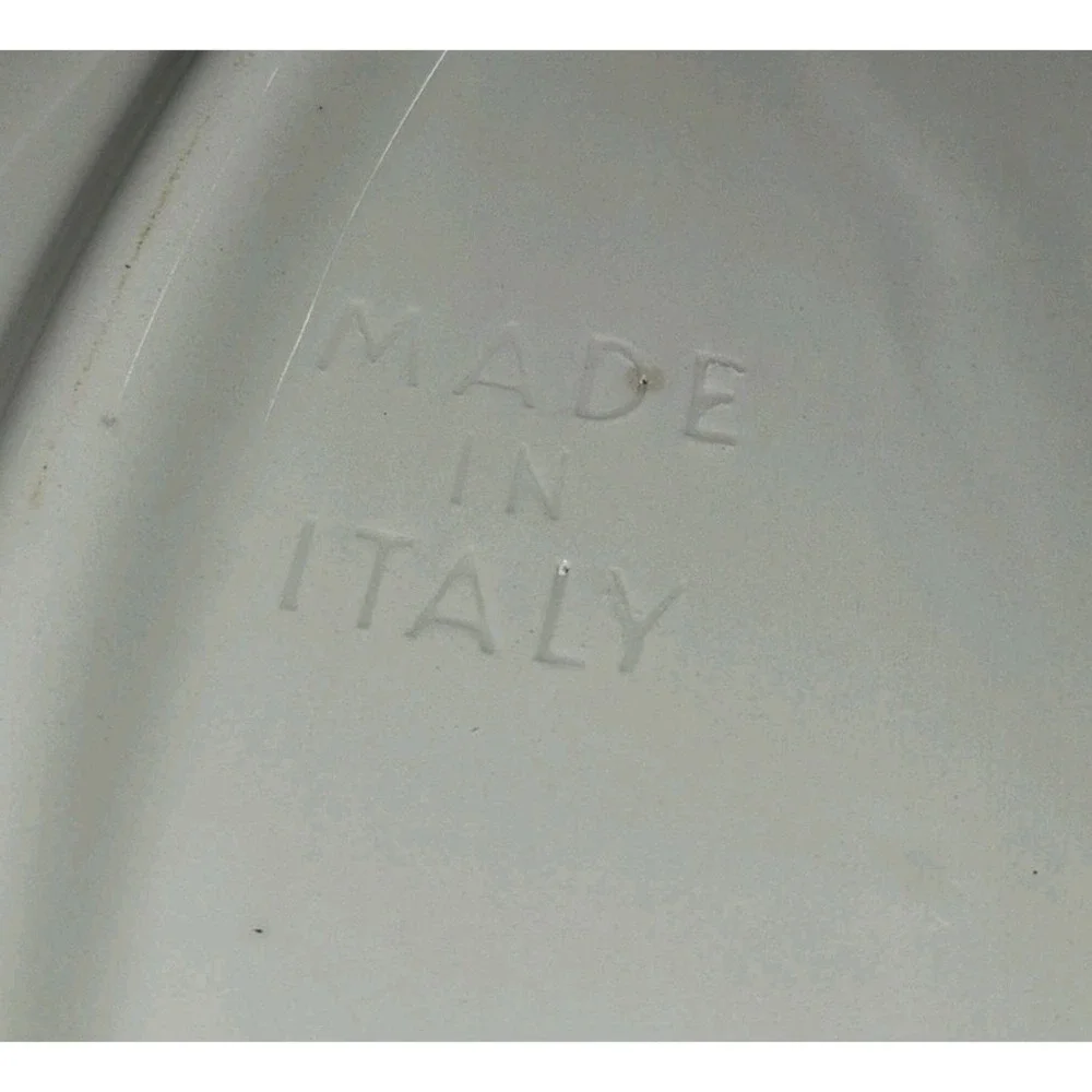 Tre Ci Himark Vintage Pasta Platter Caffè Italia Logo DISCONTINUED